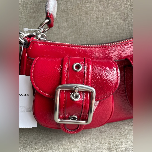 ‼️last one‼️NWT！COACH Ashton Baguette Shoulder Bag（COACH CV943）fast shipping - Picture 5 of 14